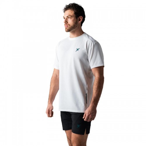 Camiseta Drop Shot Jon Sanz Performance Blanco