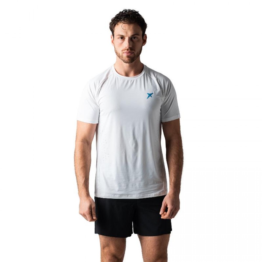 Camiseta Drop Shot Lucas Campagnolo Performance Blanco