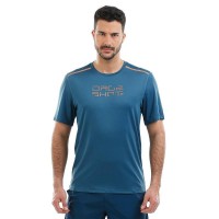 Drop Shot Nur Blue T-Shirt | Tienda Online PADEL POINT Drop Shot Nur Blue T-Shirt - Barata Oferta Outlet