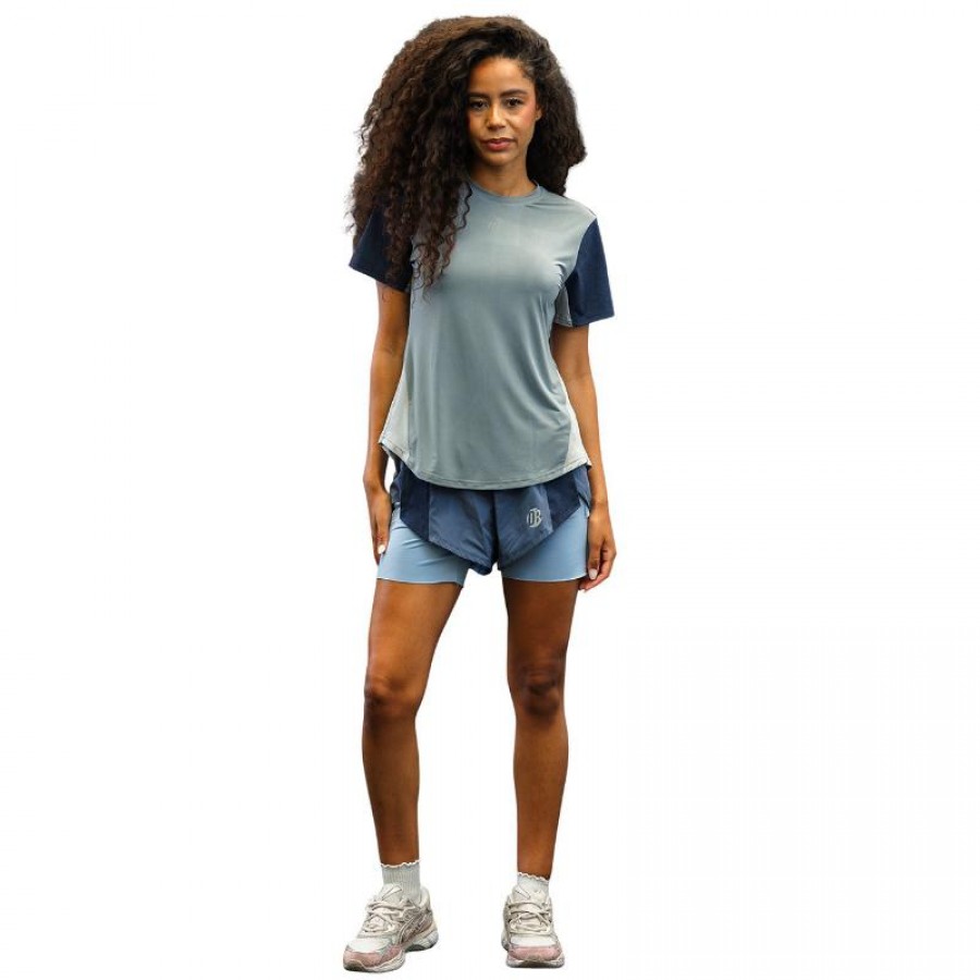 Camiseta Drybreak Drypadel Azul Mujer