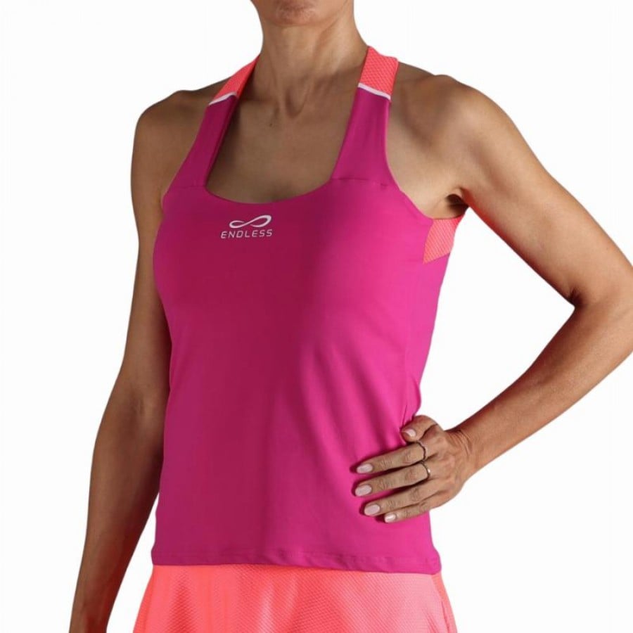 Camiseta Endless Cross Dark Fuchsia  Oferta + Barato