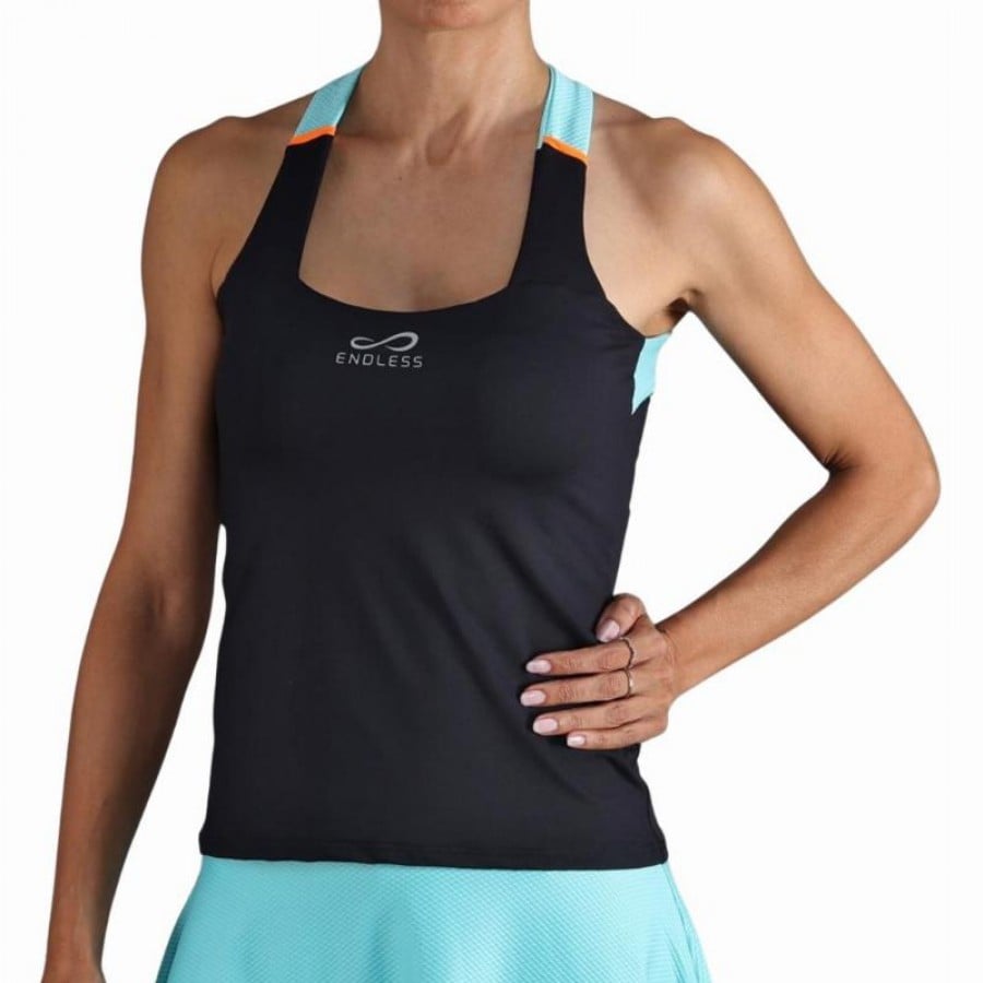 Endless Cross Black Aqua T-Shirt  Offer + Cheap