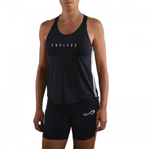 Camiseta Endless Strip Ribbon Negro Camiseta Endless Strip Ribbon Negro