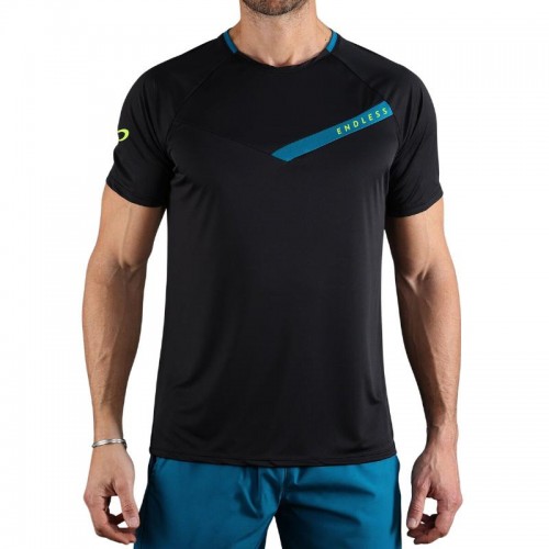 Camiseta Endless Tracer Negro Petroleo Camiseta Endless Tracer Negro Petroleo