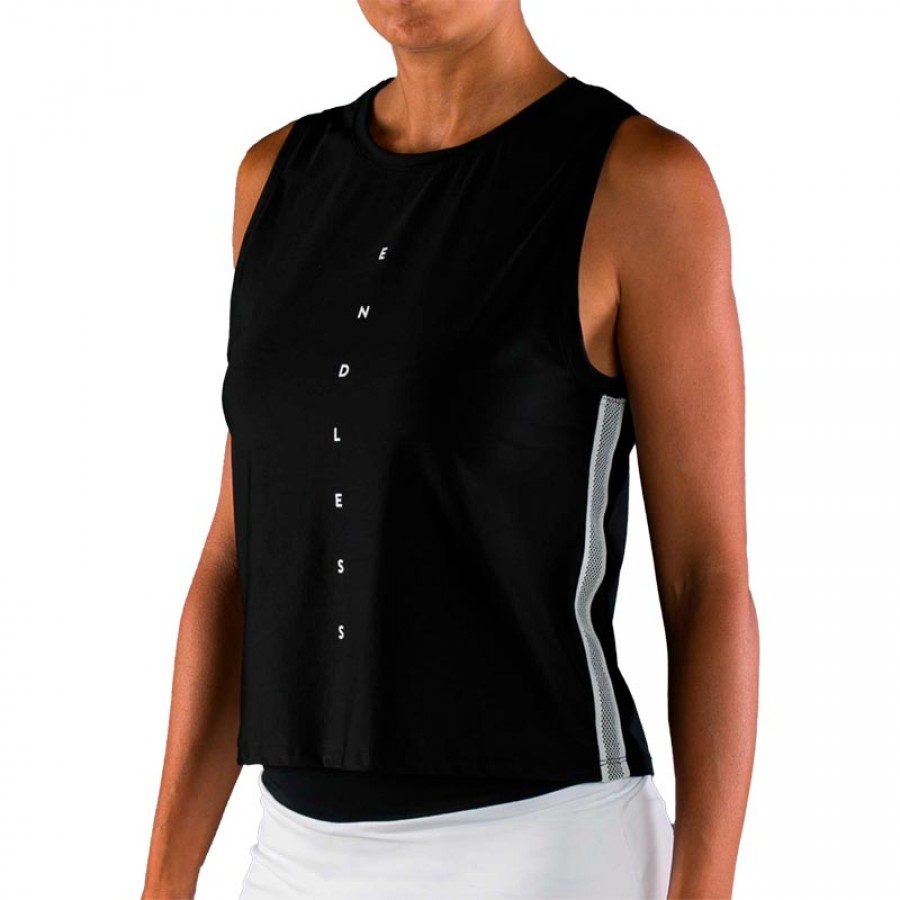 Camiseta Infinita Venus Ribbon Negro