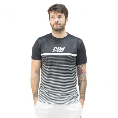 Camiseta Enebe Max Pro Negro Gris Camiseta Enebe Max Pro Negro Gris