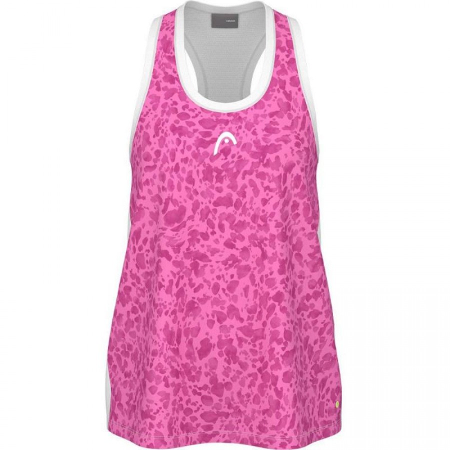 Camiseta Head Agility Stampa Rosa  Offerta + Economico