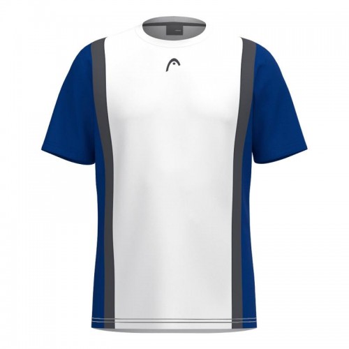 Camiseta Head Club 25 Tech Blanco Azul Royal Camiseta Head Club 25 Tech Blanco Azul Royal