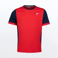 T-shirt rossa Head Davies  Offerta + Economico