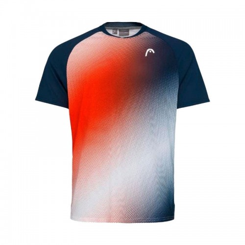 Camiseta Head Performance Print Mandarina Camiseta Head Performance Print Mandarina