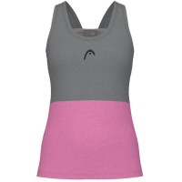 Camiseta Head Play Tech Rosa Blanco Mujer  Oferta + Barato