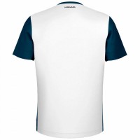 Head Slice T-shirt bianca blu navy  Offerta + Economico