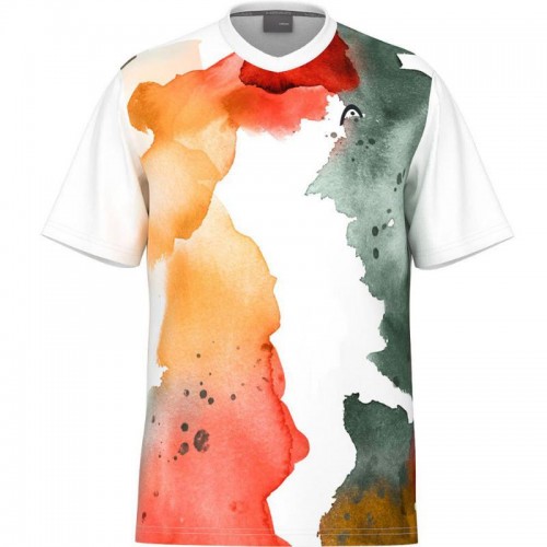 Camiseta Head Tospin Naranja Print Camiseta Head Tospin Naranja Print