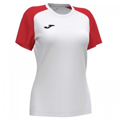 Joma Academy IV White Red Women''s T-Shirt Joma Academy IV White Red Women''s T-Shirt