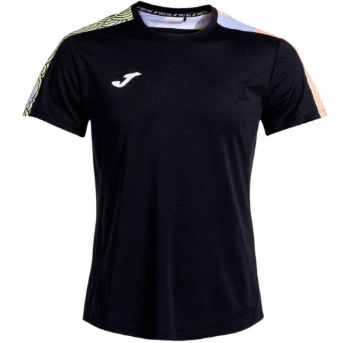 Camiseta Joma Challenge Negro Multicolor Camiseta Joma Challenge Negro Multicolor