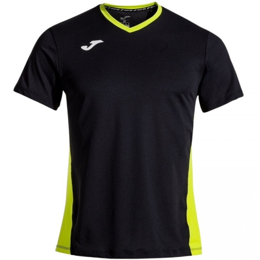Joma Court Maglietta Nera Verde  Offerta + Economico