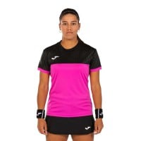 Joma Montreal Rose Noir T-Shirt Femme  Offre - Pas cher