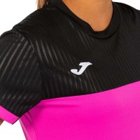 Joma Montreal Rose Noir T-Shirt Femme  Offre - Pas cher