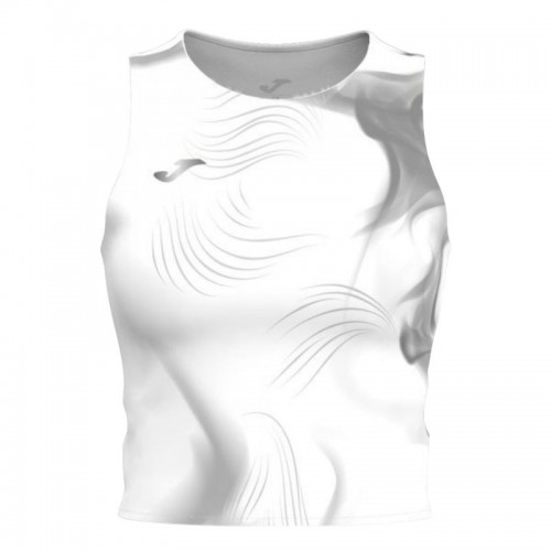T-shirt blanc sans manches Joma R Night pour femmes