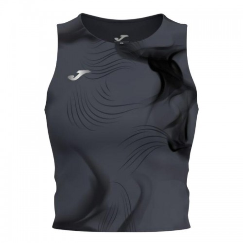 T-shirt noir sans manches Joma R Night pour femmes