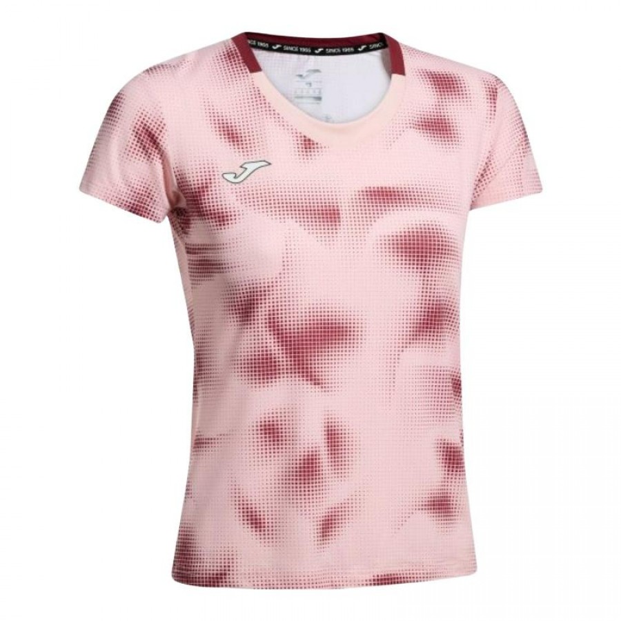 Camiseta Joma Smash Rosa Mujer