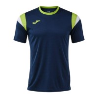 Joma Terra Navy Blue T-Shirt Lime