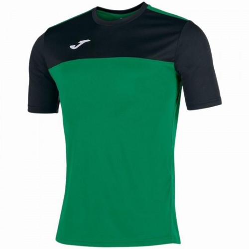 Camiseta Joma Winner Verde Negro Camiseta Joma Winner Verde Negro