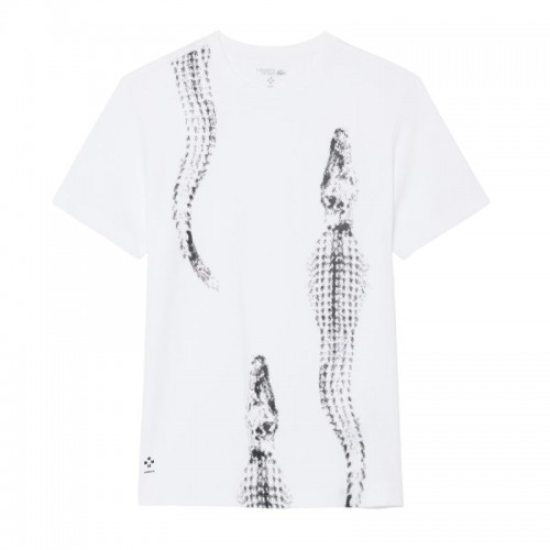 Camiseta Lacoste Daniil Medvedev Blanco