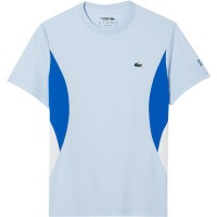 Camiseta Lacoste Novak Djokovic Azul Claro  Oferta + Barato