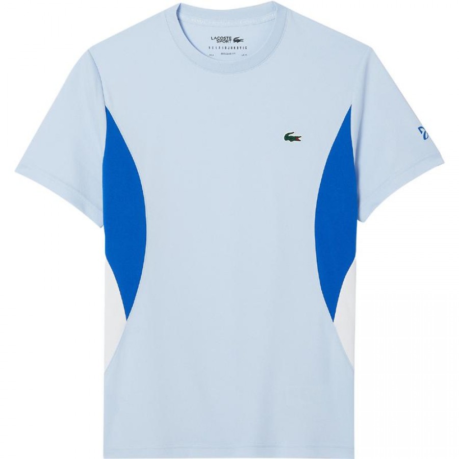 Camiseta Lacoste Novak Djokovic Azul Claro  Oferta + Barato