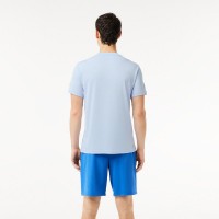 Camiseta Lacoste Novak Djokovic Azul Claro  Oferta + Barato