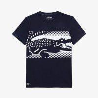 Lacoste Novak Djokovic Marino T-shirt blu  Offerta + Economico