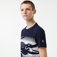 Lacoste Novak Djokovic Marino T-shirt blu  Offerta + Economico