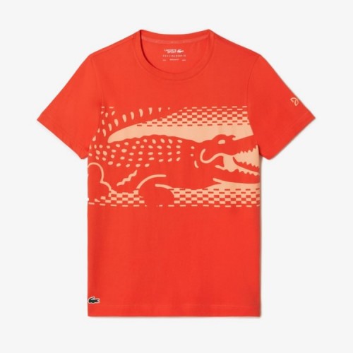 Camiseta Lacoste Novak Djokovic Naranja Camiseta Lacoste Novak Djokovic Naranja