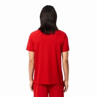 Lacoste Novak Djokovic Ultra Dry T-Shirt Burgundy Red  Offer + Cheap