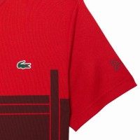 Lacoste Novak Djokovic Ultra Dry T-Shirt Burgundy Red  Offer + Cheap