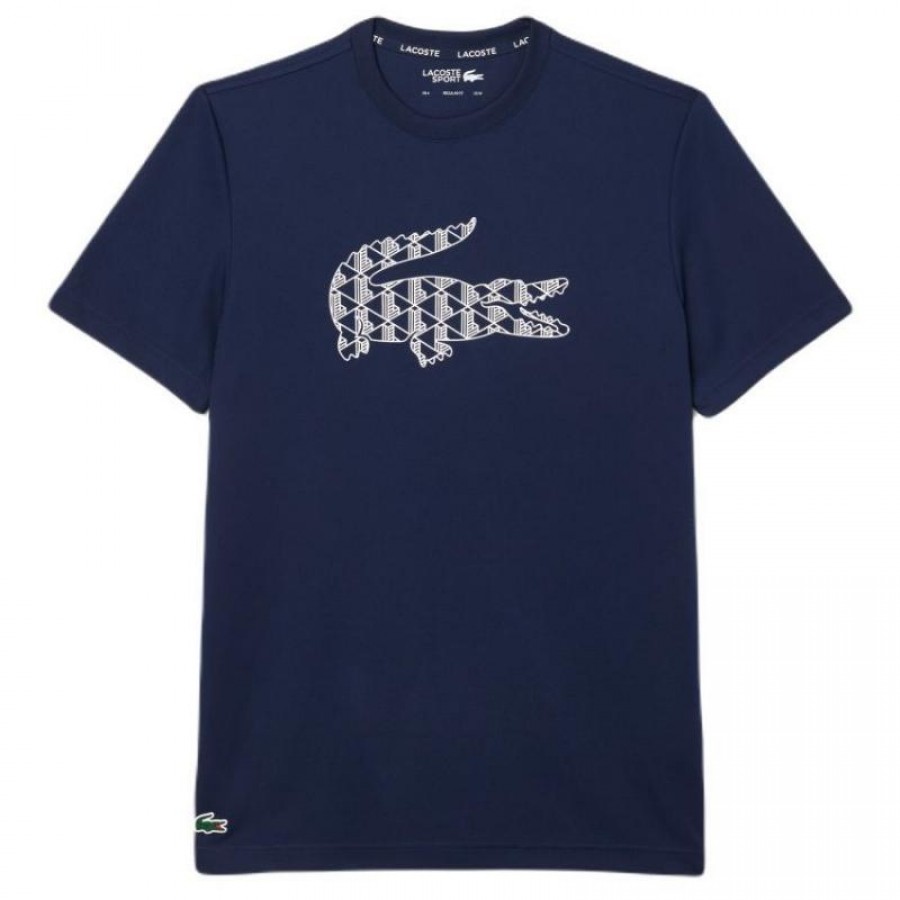 Lacoste Pique Maglietta Blu Navy  Offerta + Economico