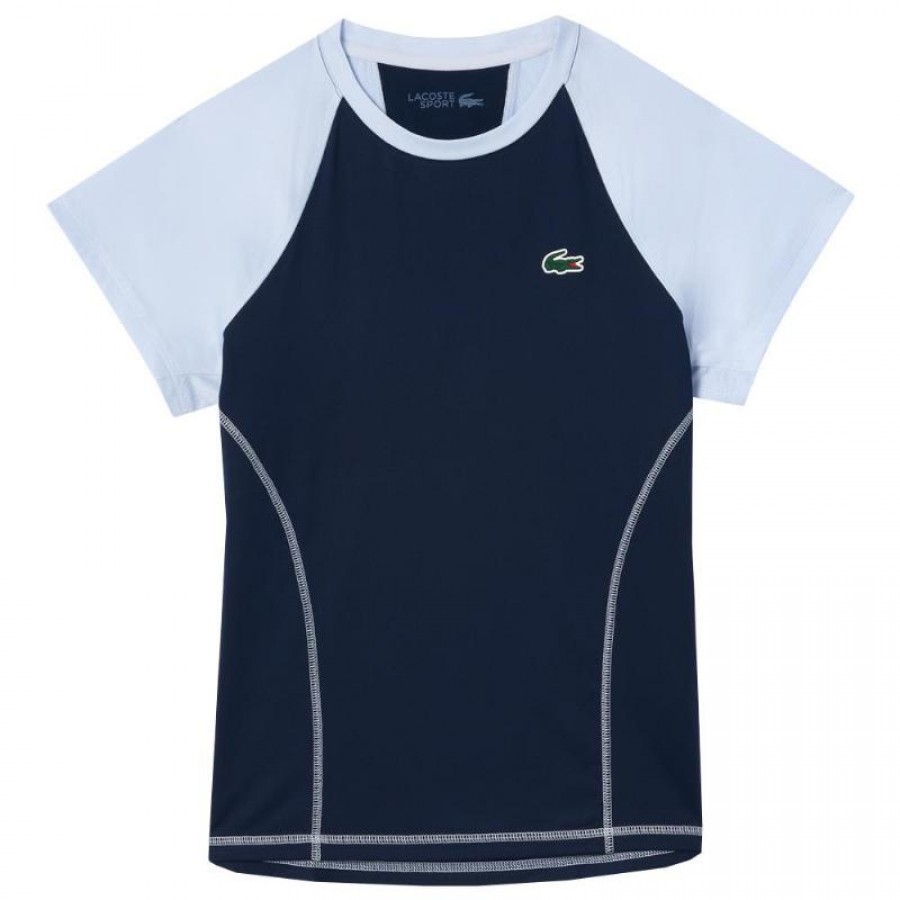 Camiseta Lacoste Slim Fit Azul  Oferta + Barato