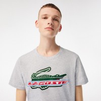 T-shirt Lacoste Sport Algodon Ecologico Grigio  Offerta + Economico