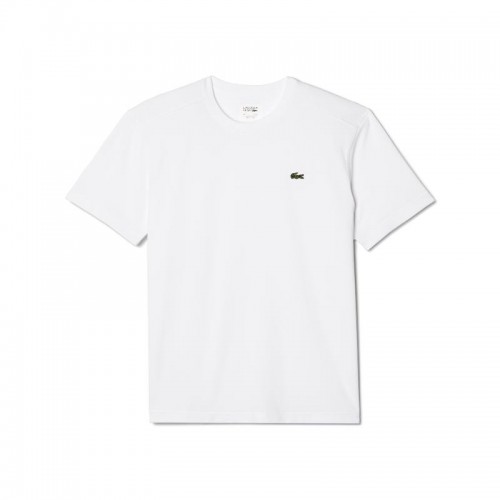 Camiseta Lacoste Sport Bordado Blanco Logo Verde Camiseta Lacoste Sport Bordado Blanco Logo Verde