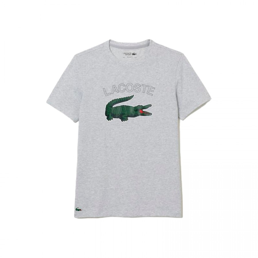 Camiseta Lacoste Sport Gris Vigor  Offer + Cheap