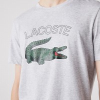 Camiseta Lacoste Sport Gris Vigor  Offer + Cheap