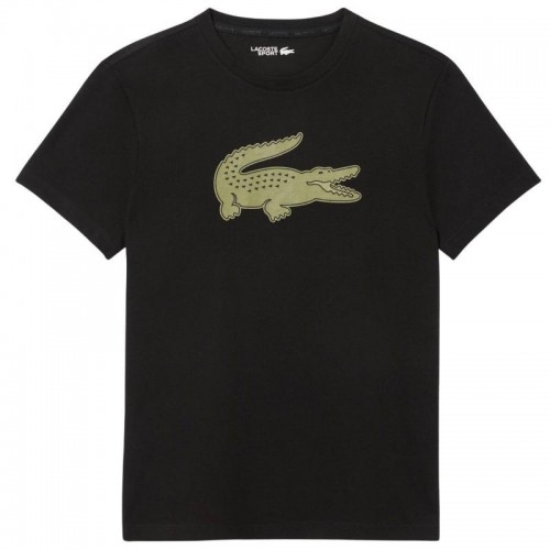 Camiseta Lacoste Sport Negro Kaki Camiseta Lacoste Sport Negro Kaki