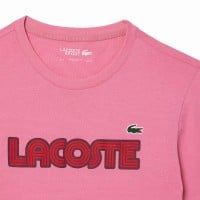Camiseta Lacoste Sport Punto Rosa Burdeos  Oferta + Barato