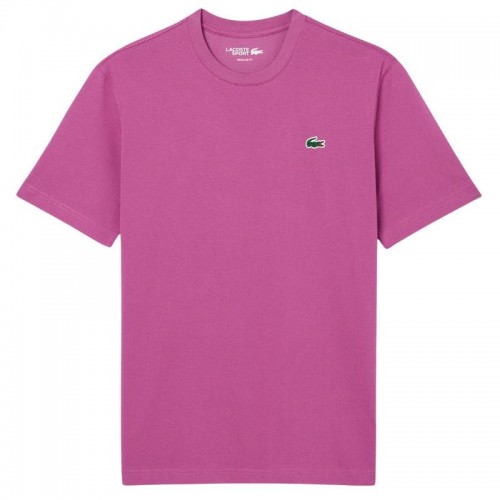 Camiseta Lacoste Sport Regular Fit Malva Camiseta Lacoste Sport Regular Fit Malva