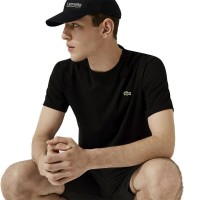 Camiseta Lacoste Sport Regular Fit Negro  Oferta + Barato