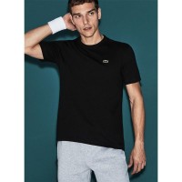Camiseta Lacoste Sport Regular Fit Negro  Oferta + Barato