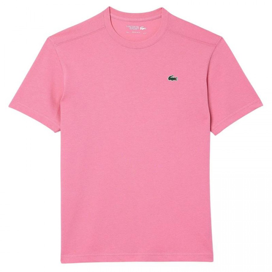 Lacoste Sport Regular Fit Maglietta Rosa  Offerta + Economico