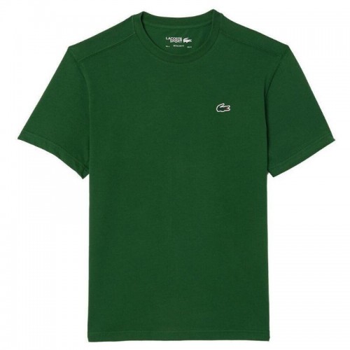 Camiseta Lacoste Sport Regular Fit Verde Oscuro Camiseta Lacoste Sport Regular Fit Verde Oscuro