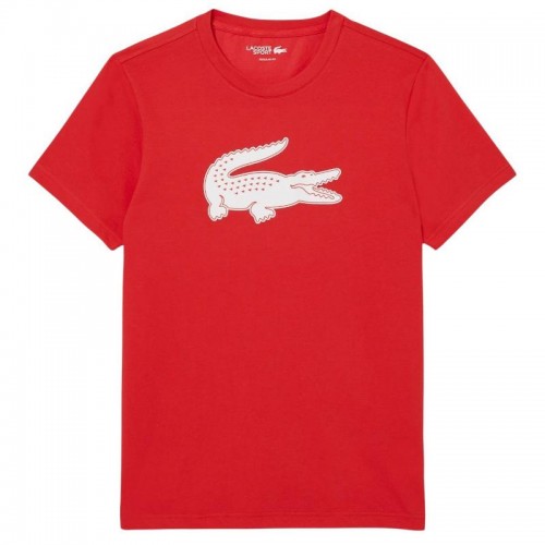 Camiseta Lacoste Sport Rojo Blanco Camiseta Lacoste Sport Rojo Blanco